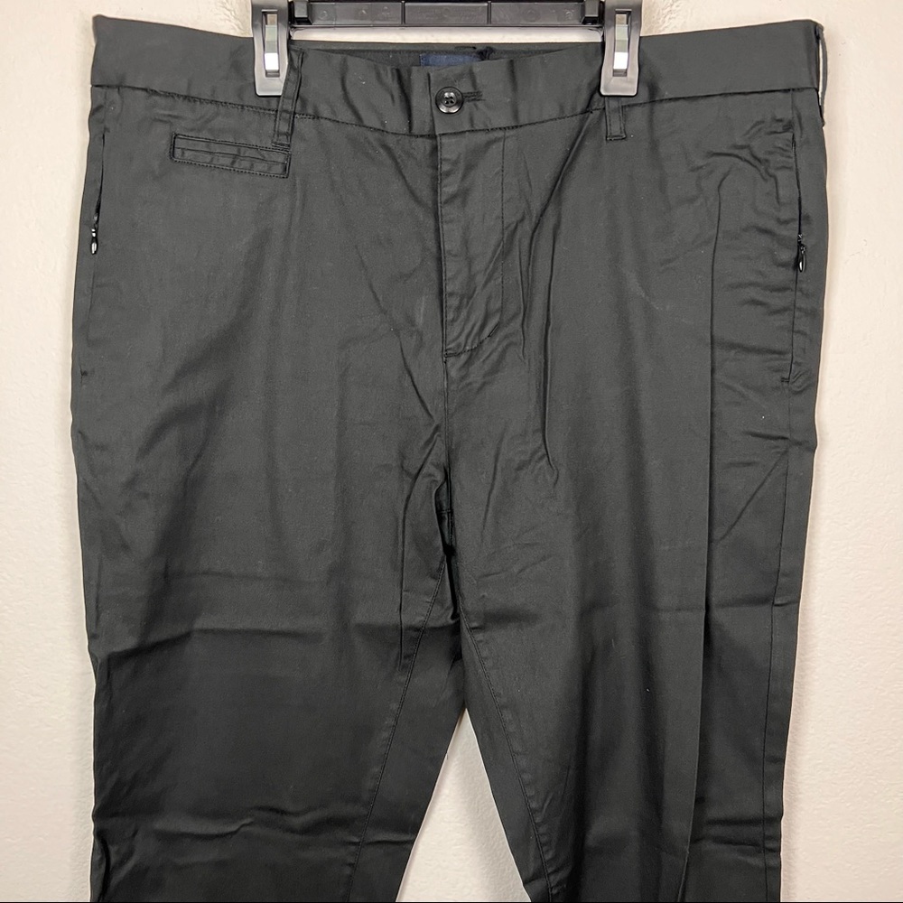 Five Four Regan Straight Leg Pants Size 36 Black Relaxed Chino Pants NWT - Picture 3 of 9